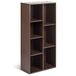 Amazon Basics Boekenplank met 7 vierkante vakken, 23,5 x 49,5 x 106 cm, bruin