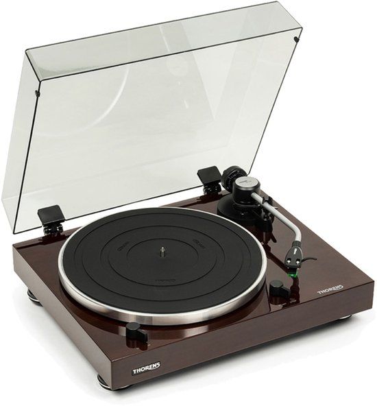 Thorens TD 204 walnoot Platenspeler