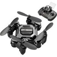 SZSMART Opvouwbare minidrone, draagbaar hoogtevliegtuig met 4K-camera (3 batterijen - batterijduur: 10 min - zwart)