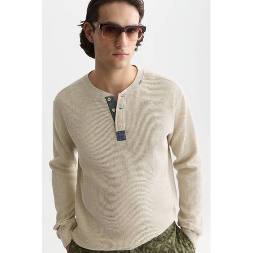 Scotch & Soda gemêleerde longsleeve - beige