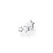 Thomas Sabo enkele oorknopjes sterren 925 sterling zilver H2142