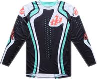 Troy Lee Designs GP Pro Roller Motocross-trui Zwart/turquoise XL