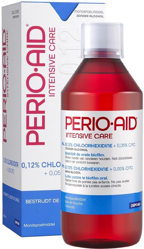 Perio Aid Mondspoelmiddel 0 12% Intensive Care 500 ml