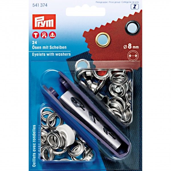 Prym 541374 - Zilver - 8mm - 24 stuks