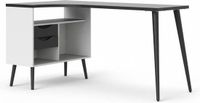 Tvilum Napoli hoekbureau wit/zwart