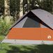 vidaXL Tente dôme 6 personnes imperméable orange