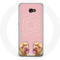 Maniacase Hoesje voor Samsung Galaxy A3 2017 Dogue de Bordeaux symmetrische foto