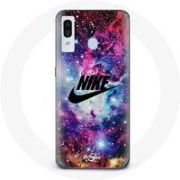 Nike Etui voor Samsung Galaxy A30 Nike Logo Gekleurde Ruimte Maniacase