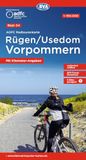 BVA ADFC Radtourenkarte Rügen/Usedom Vorpommern 1:150.000