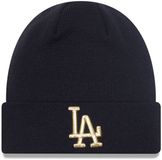 New Era Los Angeles Dodgers Metallic Beanie Muts Zwart
