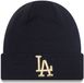 New Era Los Angeles Dodgers Metallic Beanie Muts Zwart