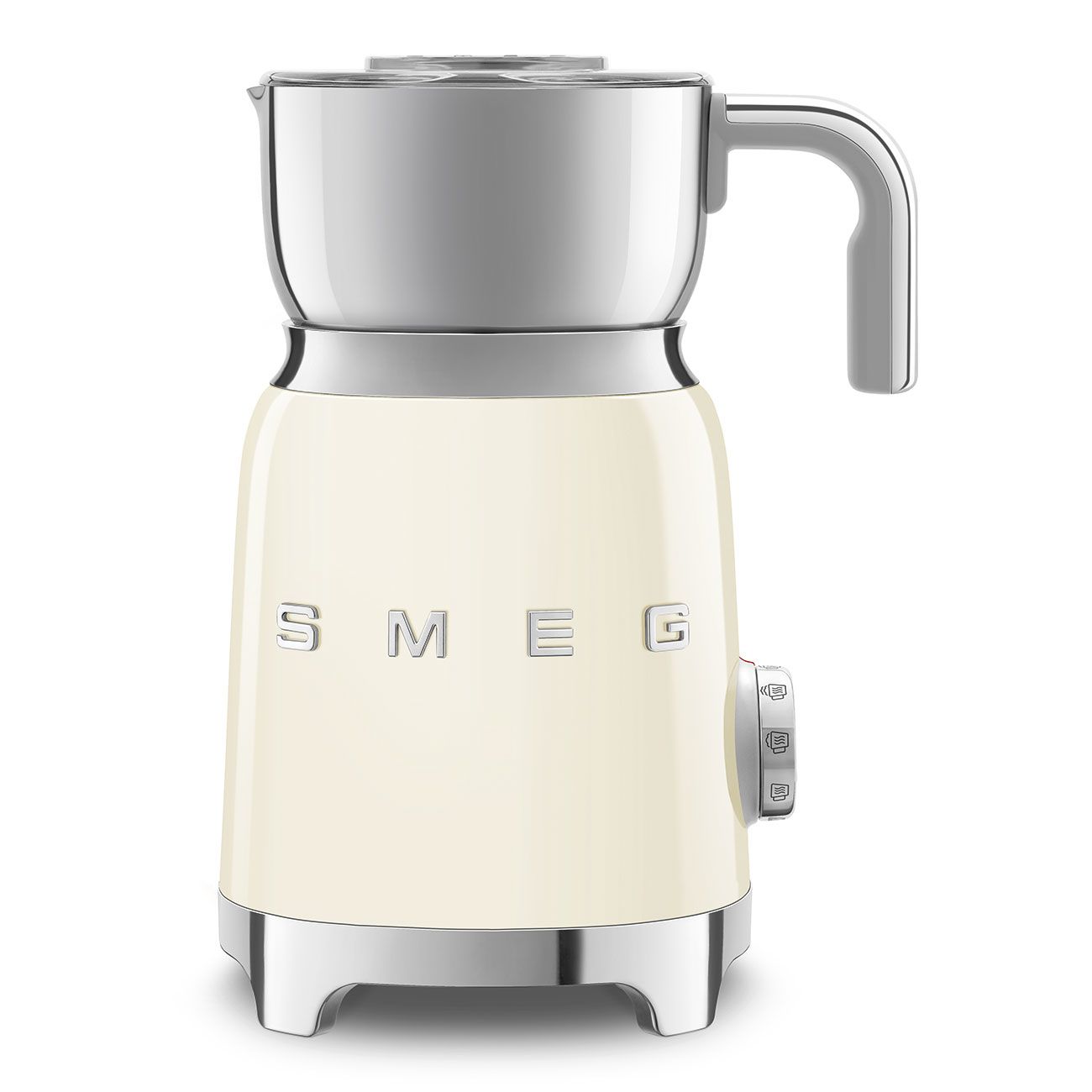 Smeg MFF11CREU - Automatische melkopschuimer & -opwarmer - Crème - 8 functies