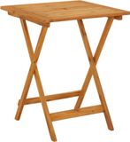 vidaXL - Tuintafel - inklapbaar - 60x60x75 - cm - massief - acaciahout