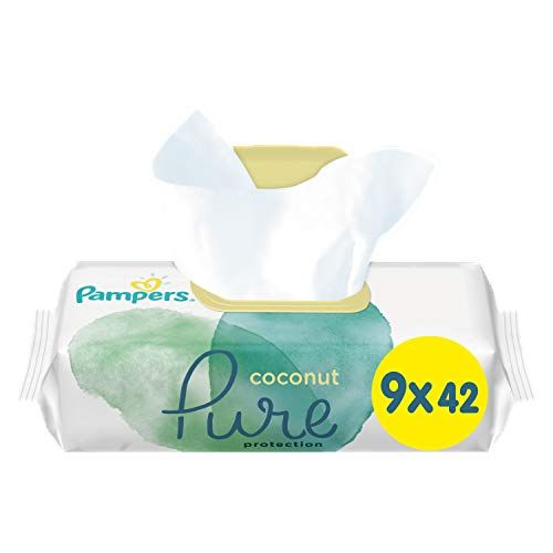 Pampers Coconut Pure vochtige doekjes - 378 stuks