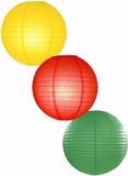 Shoppartners 3 Carnaval lampionnen 25 cm