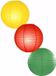 Shoppartners 3 Carnaval lampionnen 25 cm
