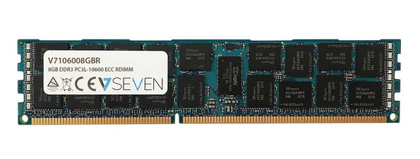 V7 8GB DDR3 1333MHz ECC REG Server Memory Module - V7106008GBR