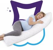 Slaapspeciaal Ergonomische Body Pillow – Zwangerschapskussen, Zijslaperkussen & Voedingskussen met wasbare hoes – 40x140 cm – UltraFoam Traagschuim