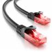 Merkloos Outdoor patchkabel - Cat 6 - 10 m - Zwart - LDPE-mantel