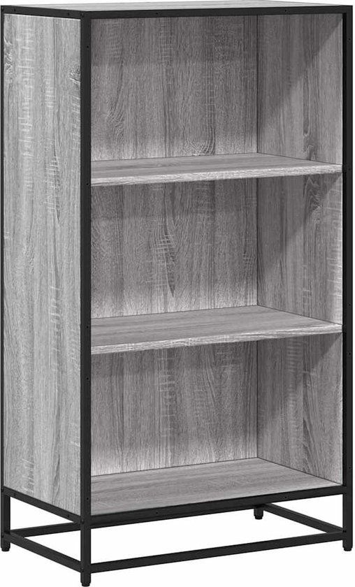 vidaXL Boekenkast Grijs Sonoma Eiken 60x35x107,5 cm