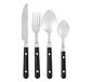 Pradel Heritage 518155 bestekset, 24-delig, roestvrij staal/kunststof, zwart, 9,6 x 23,5 x 9,6 cm