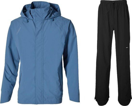 Basil Hoga Unisex Regenpak - Blauw - Maat XXL
