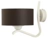 Jupiter Wandlamp KASZMIR, wit, mat, 1xE27, 20W, stoffen kap, afmetingen: 23x23x30cm, IP20