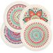 Solidchoice - Set van 4 Ronde Woven Placemats voor Tafelgebruik