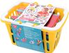Playgo Play kleiset boetseerklei in winkelmand - 4 potjes en accessoires.