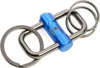 Troika 2-WAY KEY Sleutelhanger (Blauw)