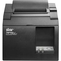 Star Micronics Star TSP143IIU+ - Belegdrucker - Thermodirekt - 8 cm Rolle - 203 dpi - bis zu 250 mm/Sek. - USB 2.0 - Cutter - Grau
