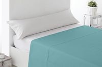 Miracle Home. Hoeslaken, zacht en comfortabel, 100% geborstelde microvezel, kreukvrij en anti-peeling, 210 x 270 cm, voor bedden van 135 cm, pistache