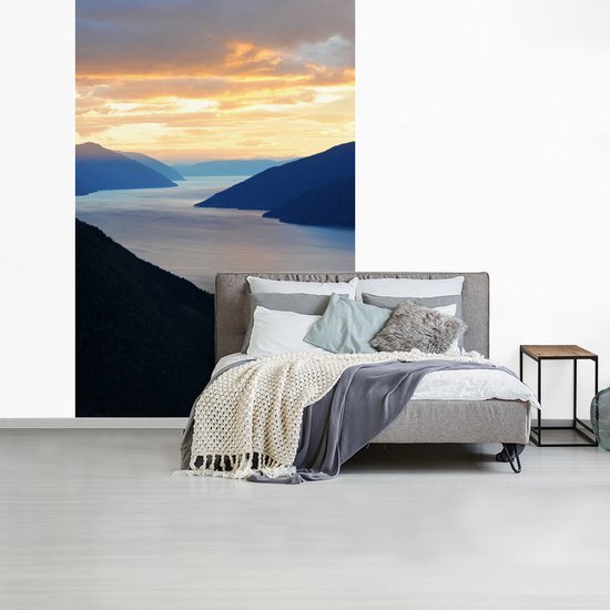 Nr1Wallpaper Behang - Fotobehang Fjorden in Schotland - Breedte 170 cm x hoogte 260 cm