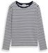 Tom Tailor Denim - Shirt met lange mouwen en streepmotief - Maat XXL - Navy White Stripe