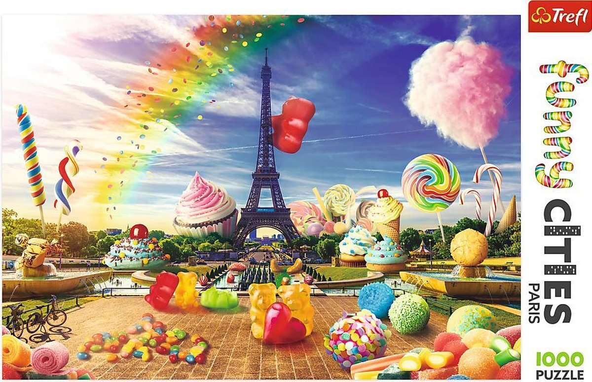 Trefl Puzzel Snoepgoed in Parijs: 1000 stukjes