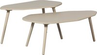 WOOOD Davina Side Tables - MDF - Dust - 40x90x50