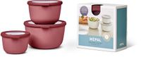 Mepal - Multikom Cirqula vershouddoos set - 500 + 1000 + 2000 ml - Rond - Vivid mauve