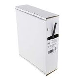 Krimpkous zwart 3:1 met lijm, 3,0-1,0 mm, 5 meter - dispenser box