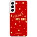 ERT GROUP mobiel telefoonhoesje voor Samsung S22 origineel en officieel erkend Babaco patroon Positive vibes 006 optimaal aangepast aan de vorm van de mobiele telefoon, hoesje is gemaakt van TPU