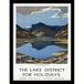 Nationaal Spoorwegmuseum The Lake District voor feestdagen Omlijst 30 x 40cm Print, MDF, Multi-Colour, 42 x 32 x 2.4 cm