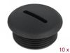 Delock Bouchon d'étanchéité M25 x 1.5 noir 10 pièces
