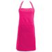 DII 100% katoen, kleurrijk unisex slabbetje chef-kok keukenschort, verstelbare nek- en taillebanden, voorzak, duurzaam, comfortabel, perfect voor koken, bakken, barbecue - neonroze