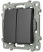 Ospel LP-2Z/M/70 Kaarsenhouderaansluiting, kleur: SAPPHIRGRAU (Gris saphir)