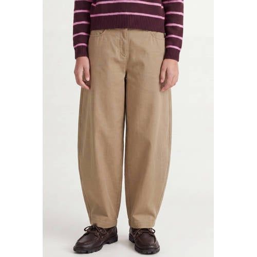 JJXX GIRL barrel casual broek - lichtbruin