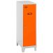 SimonRack Spind, métal, gris/orange, 1015 x 300 x 500 cm