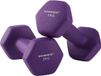 Unyqoos Haltères Set de 2 Hexagonaux Néoprène Revêtus Entraînement de Force Entraînement Fitness Domicile 4 kg