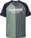 hummel Hmlmexi T-Shirt S/S Gestreept Coton Ronde hals Korte mouw Unisex Enfants Taille 140 LILY PAD