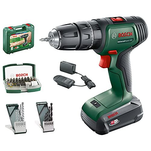 Bosch UniversalImpact 18V Accuklopboorschroevendraaier (1 accu, in koffer) - Amazon Editie