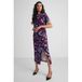 Ruby Ruby midi jurk met plooien detail bloemenprint