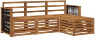vidaXL Acacia Hout Naturel Bank Loungeset 3-zits